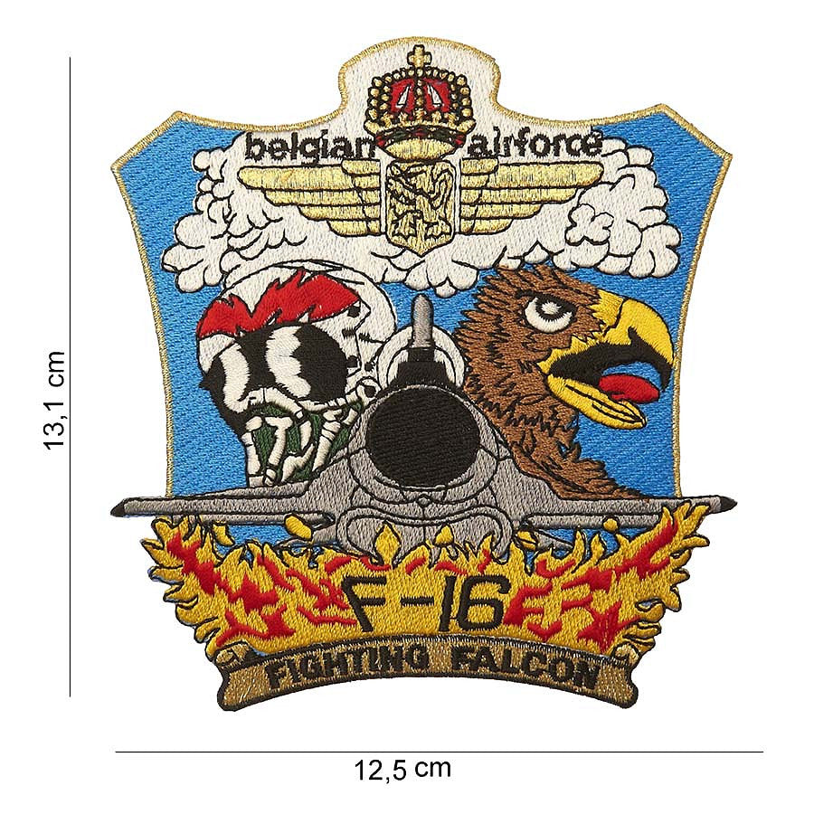 Embleem Belgian Air Force F-16 Diversen - Mândrie Aviatică Autentică