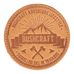 Embleem din Piele Bushcraft #15087 - Personalizare Tactică Esențială