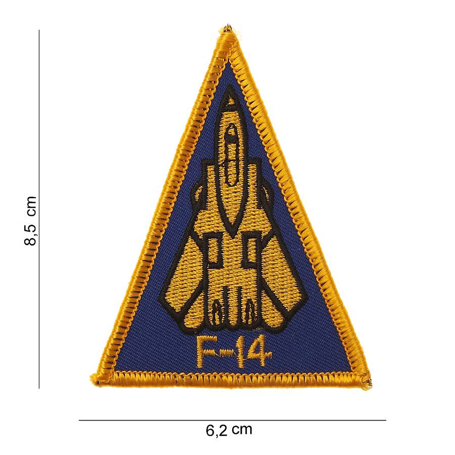 Embleem F-14 Tomcat Auriu - Afirmă-ți Spiritul Aviatic