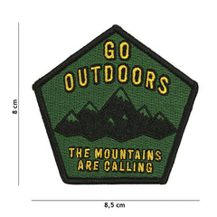 Embleem Go Outdoors met Klittenband Diversen - Afirmă-ți Prezența