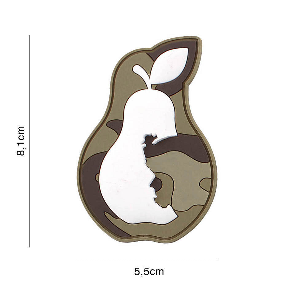 Embleem iPear Desert 3D PVC - Identitate Robustă Pe Teren