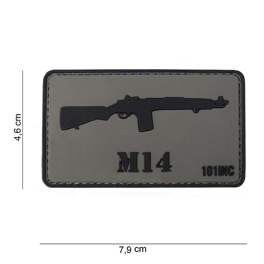Embleem M14 3D PVC - Simbol Tactic, Prindere Sigură