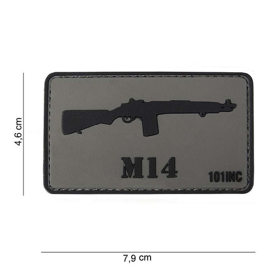 Embleem M14 3D PVC - Simbol Tactic, Prindere Sigură