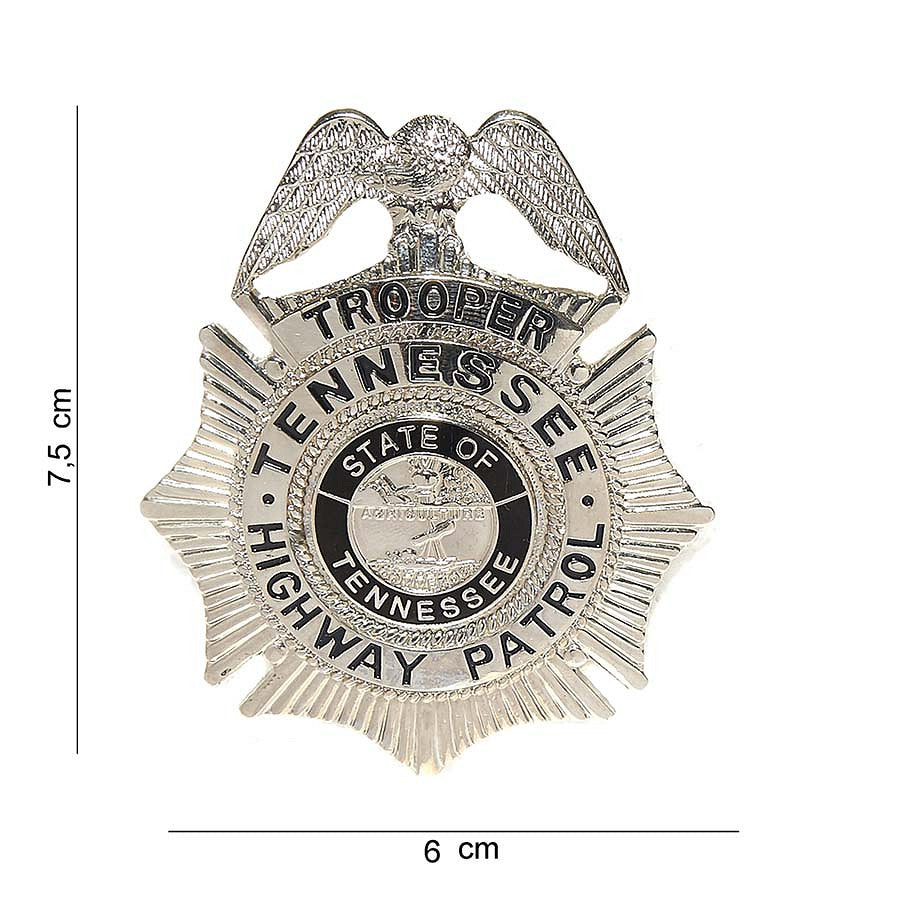 Embleem Metal Trooper Tennessee Highway Patrol - Recunoaștere Autentică