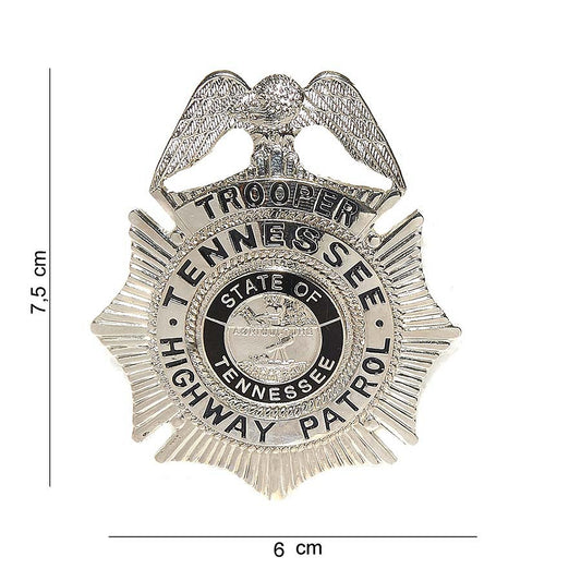 Embleem Metal Trooper Tennessee Highway Patrol - Recunoaștere Autentică