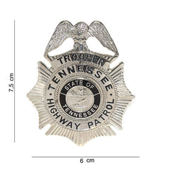 Embleem Metal Trooper Tennessee Highway Patrol - Recunoaștere Autentică