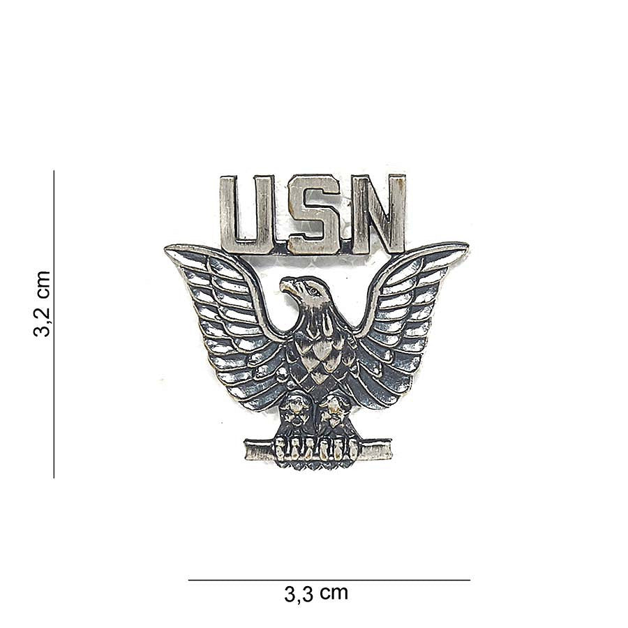 Embleem Metal US Navy #7055 - Simbol de Curaj și Fidelitate