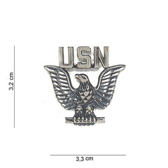Embleem Metal US Navy #7055 - Simbol de Curaj și Fidelitate