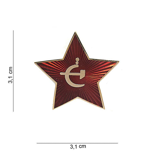 Embleem Metalic Rus. Ster #6087 Divers Origine Rusa - Afirma-ti Identitatea Unica