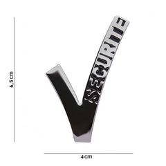 Embleem Metalic SECURITE #7098 Diversen - Profesionalism Solid