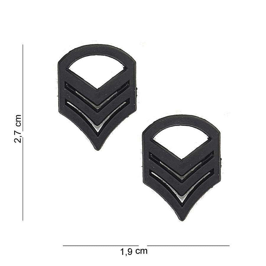 Embleem Metalic US Pin Black Rank Set #6040 Diversen - Afirmă-ți Gradul Autentic