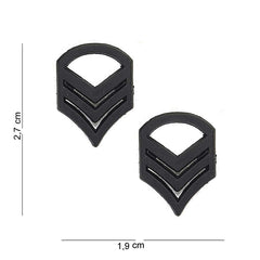 Embleem Metalic US Pin Black Rank Set #6040 Diversen - Afirmă-ți Gradul Autentic
