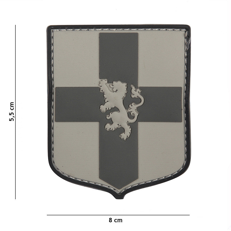 Embleem Nederland Scut Gri Tactical - Identificare Clară & Rezistență Ultimă