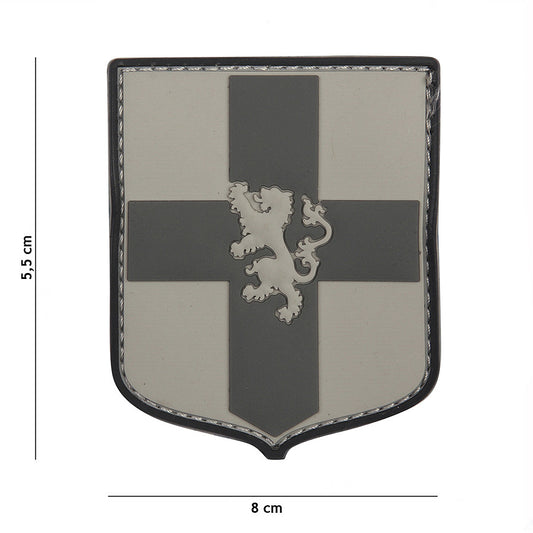Embleem Nederland Scut Gri Tactical - Identificare Clară & Rezistență Ultimă