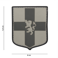 Embleem Nederland Scut Gri Tactical - Identificare Clară & Rezistență Ultimă