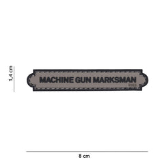 Embleem Patch Marksman 3D PVC Gri - Simbolul Preciziei Absolue