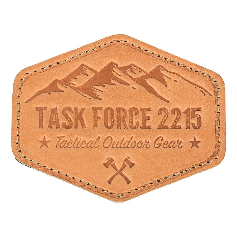 Embleem Piele Task Force 2215 - Personalizare Tactică Autentică