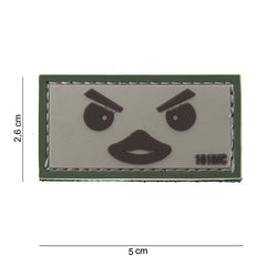 Embleem PVC 3D Duckface Beige/Verde - Afirmă-ți Atitudinea