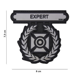 Embleem PVC 3D Expert Gri - Afirmă-ți Autoritatea Vizuală
