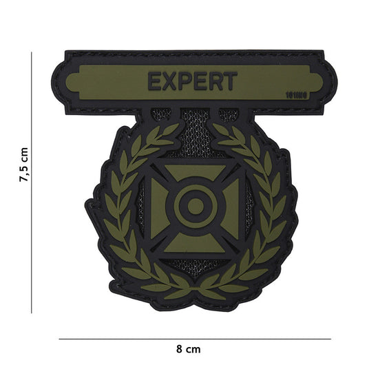 Embleem PVC 3D Expert Verde - Simbolul Tău de Elită Tactice