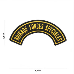 Embleem PVC 3D Forțe Speciale Galben - Semnal Elită și Rezistență