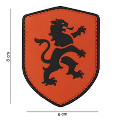 Embleem PVC 3D Leu Olandez Oranj - Stai Drepți, Afirmă Forța!
