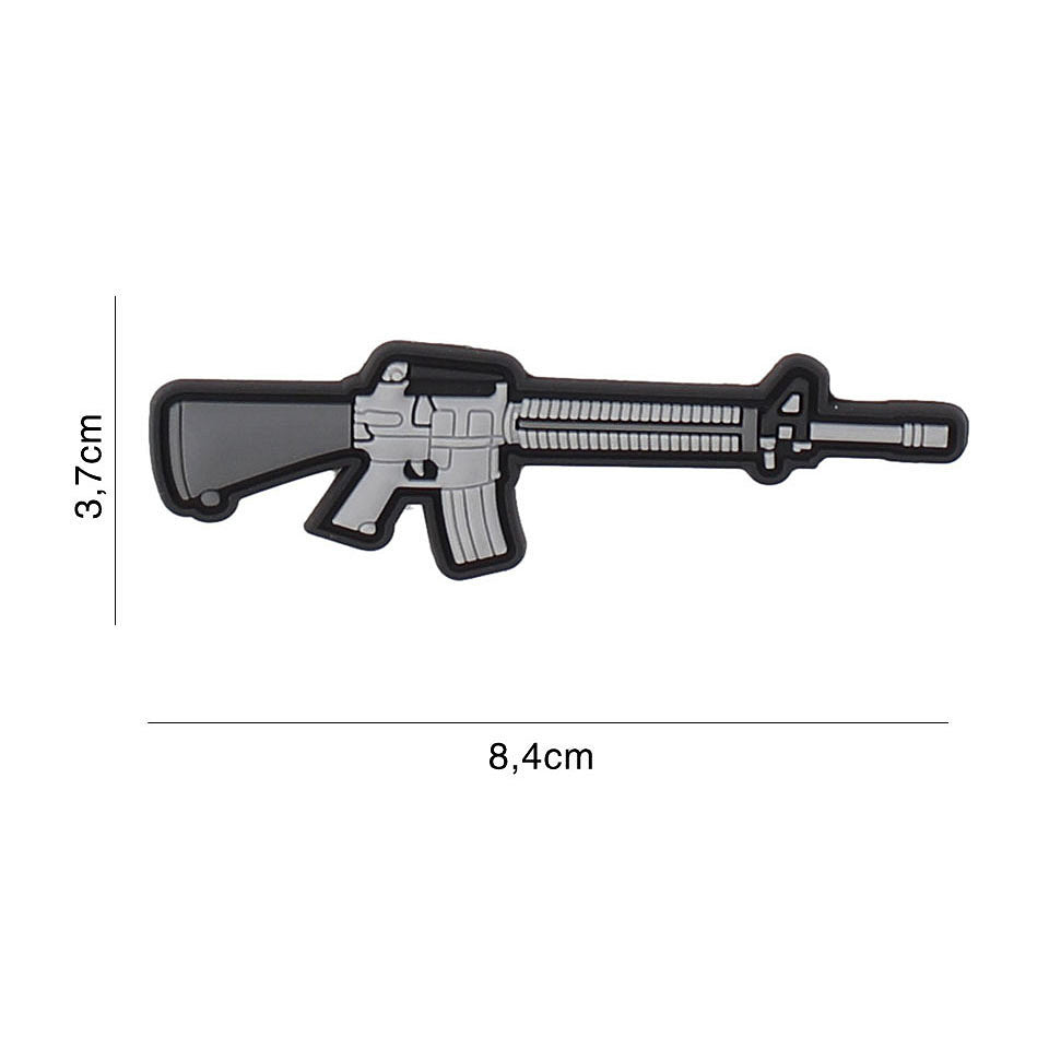 Embleem PVC 3D M16 - Detaliu Tactic Autentic