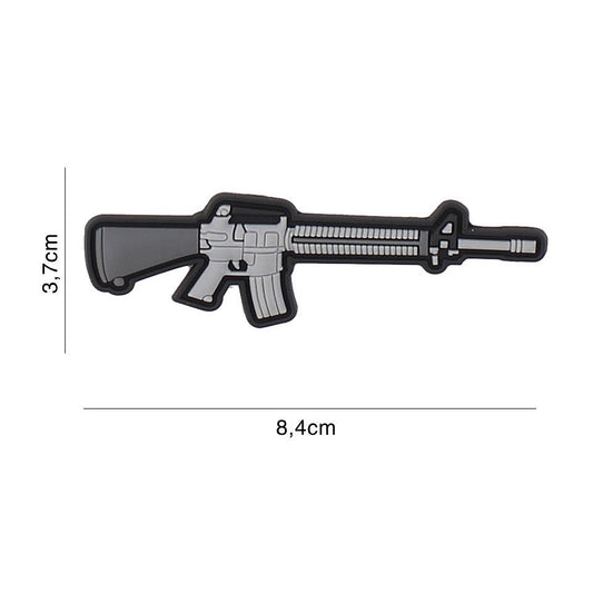 Embleem PVC 3D M16 - Detaliu Tactic Autentic