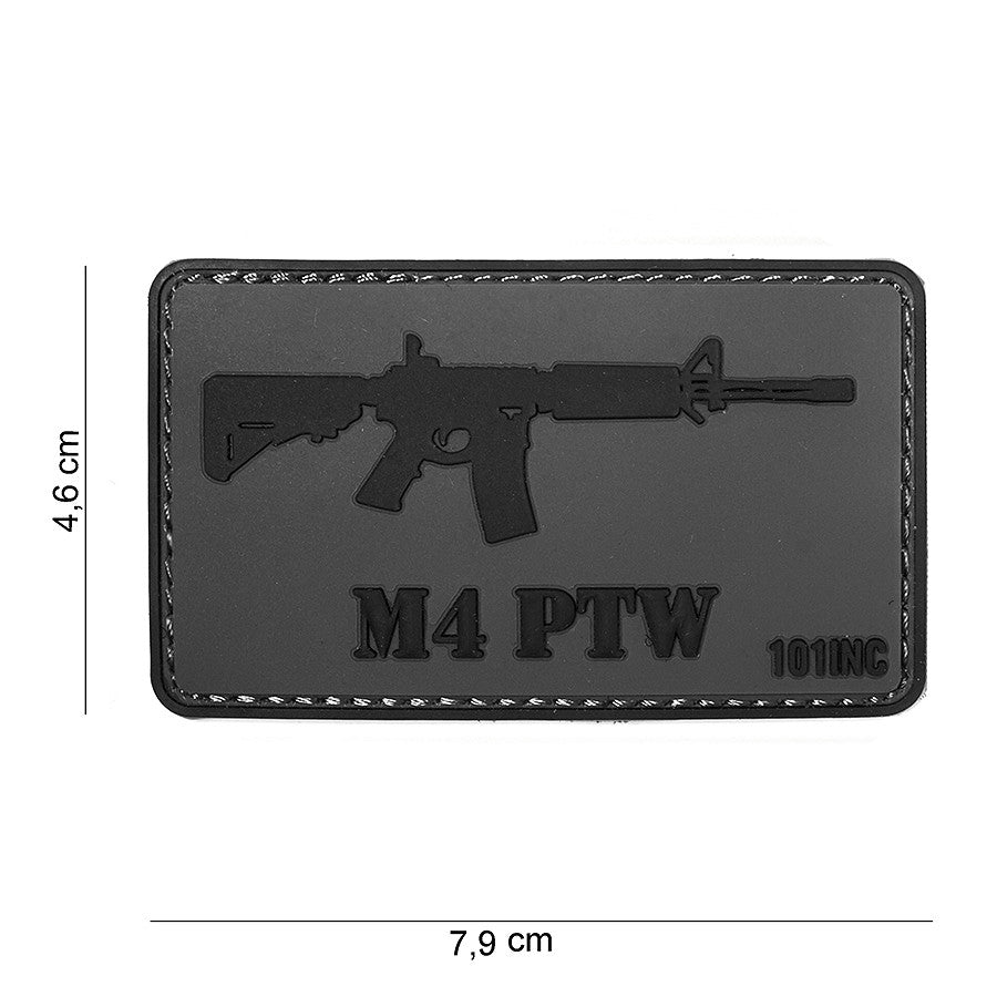 Embleem PVC 3D M4 PTW Tactical - Personalizare Autentică