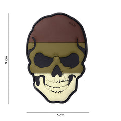 Embleem PVC 3D Skull Germania Camo Tactical - Exprimă Forța și Identitatea