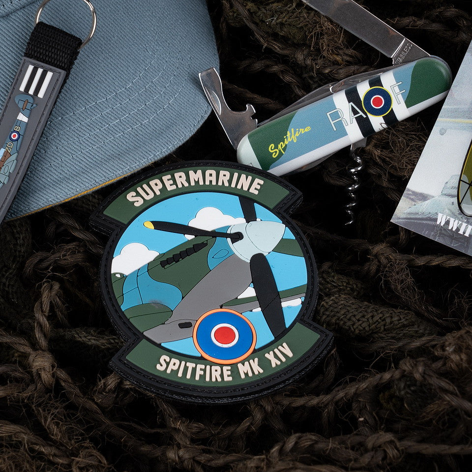 Embleem PVC 3D Spitfire - Exprimă-ți Spiritul de Vânător