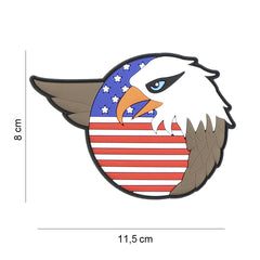 Embleem PVC 3D Stars & Stripes Vultur #8142 - Declară-ți Forța.