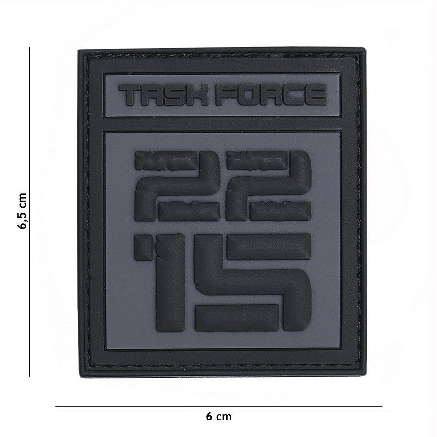 Embleem PVC 3D Task Force 2215 style 2 - Personalizare Tactică Instant