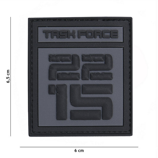 Embleem PVC 3D Task Force 2215 style 2 - Personalizare Tactică Instant