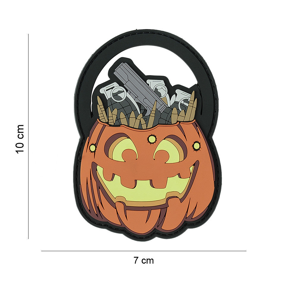 Embleem PVC 3D Trick or Treat - Personalizare Tactică Instantă