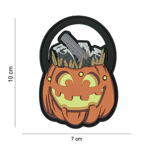 Embleem PVC 3D Trick or Treat - Personalizare Tactică Instantă