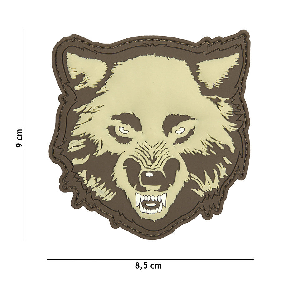 Embleem PVC 3D Wolf Coyote #9055 - Afișează Forță și Identitate Tactică