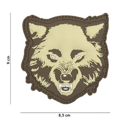 Embleem PVC 3D Wolf Coyote #9055 - Afișează Forță și Identitate Tactică