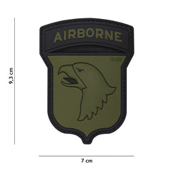Embleem PVC Airborne 101st "Screaming Eagles" - Simbol Autentic de Elită