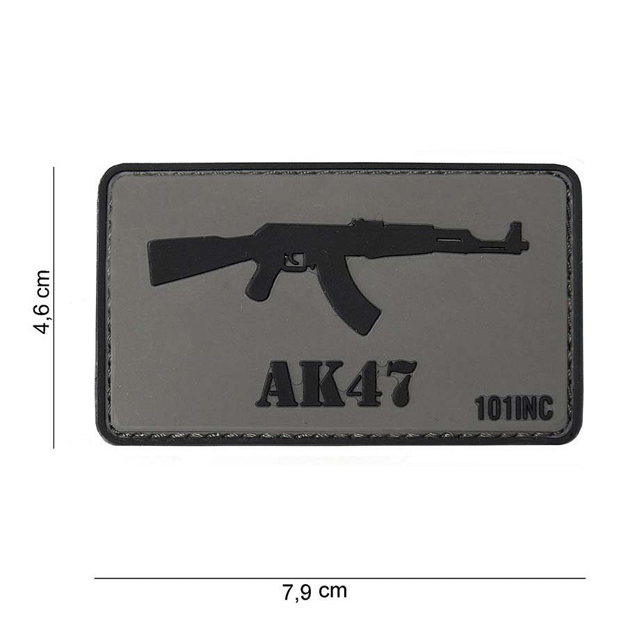Embleem PVC AK47 #10028 - Simbolul Forței și Preciziei