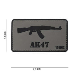 Embleem PVC AK47 #10028 - Simbolul Forței și Preciziei