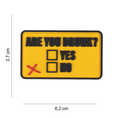 Embleem PVC "Are you drunk?" #3069 - Declară-ți Atitudinea