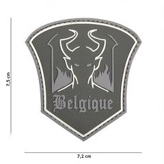 Embleem PVC Belgische Duivel Gri Tactical - Identitate Tactică Rapidă