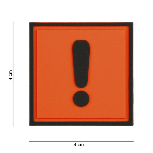 Embleem PVC Caution #13060 - Mesaj Clar, Atitudine Fermă