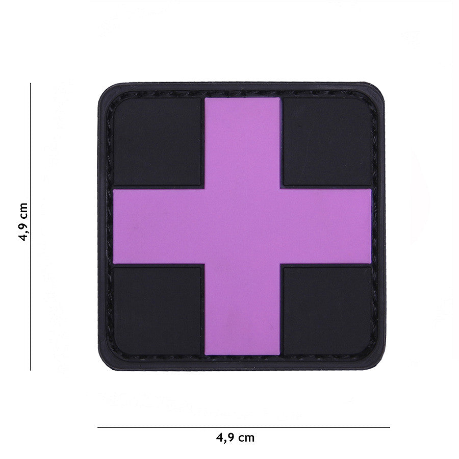 Embleem PVC Cross 3D Roze TacticalGear - Exprimă-ți Stilul Unic