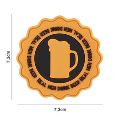 Embleem PVC Drink Beer Oranj - Afirmă-ți Stilul cu Atitudine!