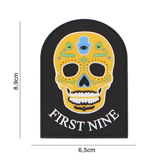 Embleem PVC First nine Galben Tactical - Exprima-ti Identitatea