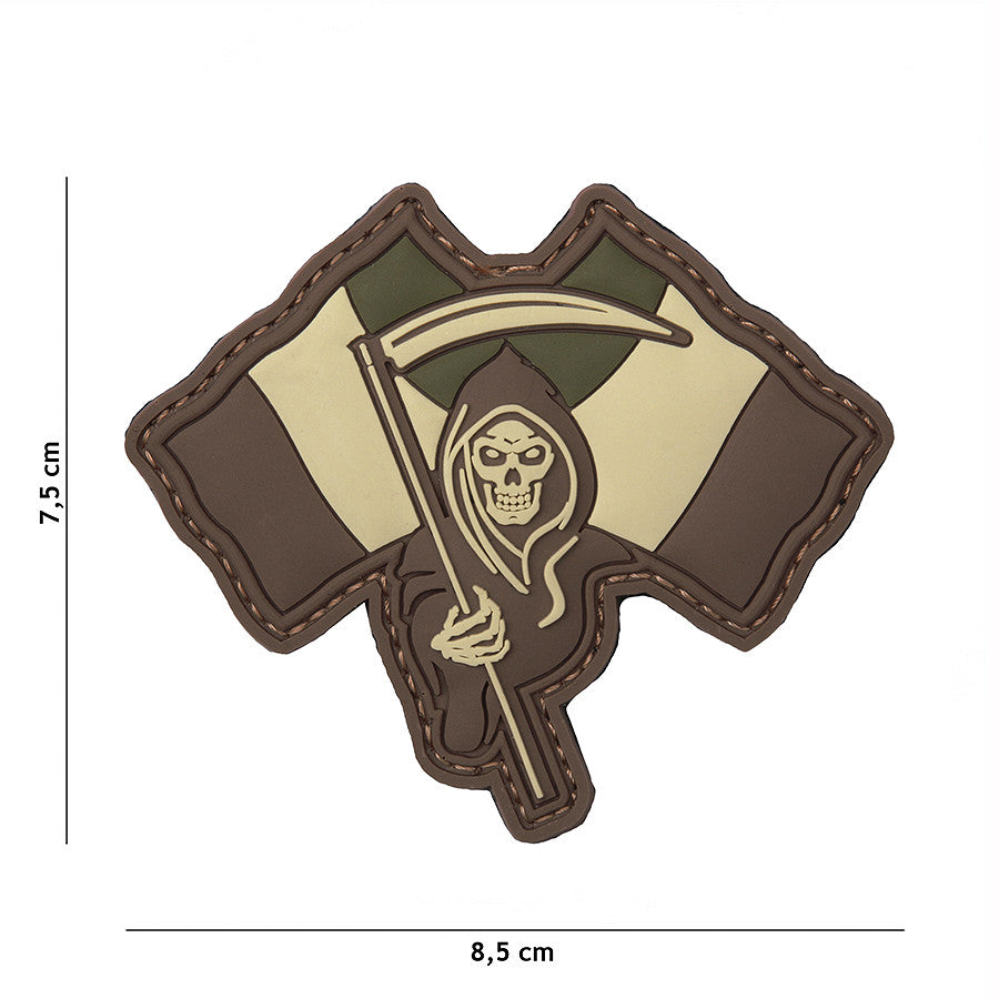 Embleem PVC Italian Reaper woodland - Afirmă-ți Identitatea Tactica