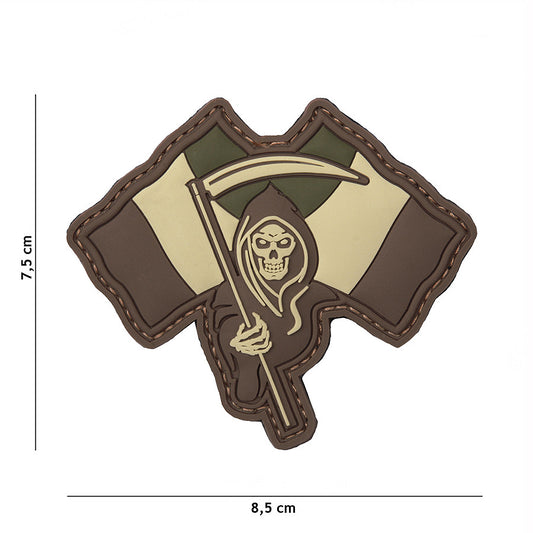 Embleem PVC Italian Reaper woodland - Afirmă-ți Identitatea Tactica