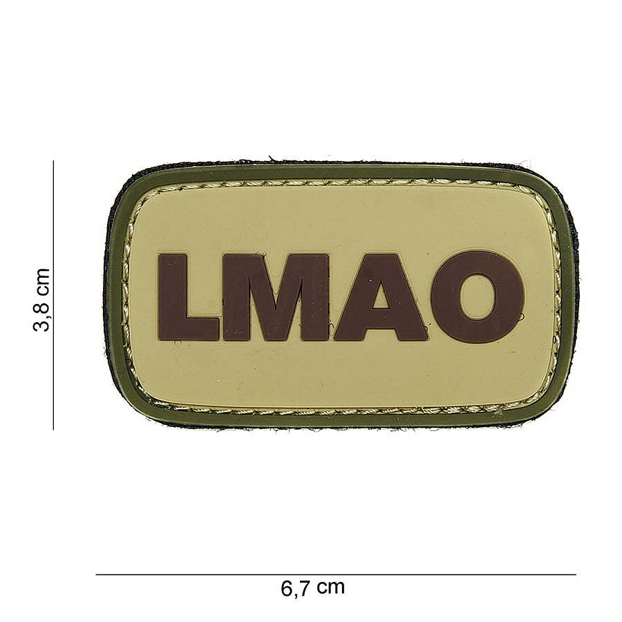 Embleem PVC LMAO #14003 Verde Tactical - Personalitate Distinctă